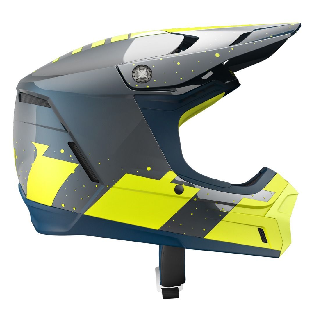 SCOTT 350 Evo Plus Team ECE Helmet Deep Blue/Yellow